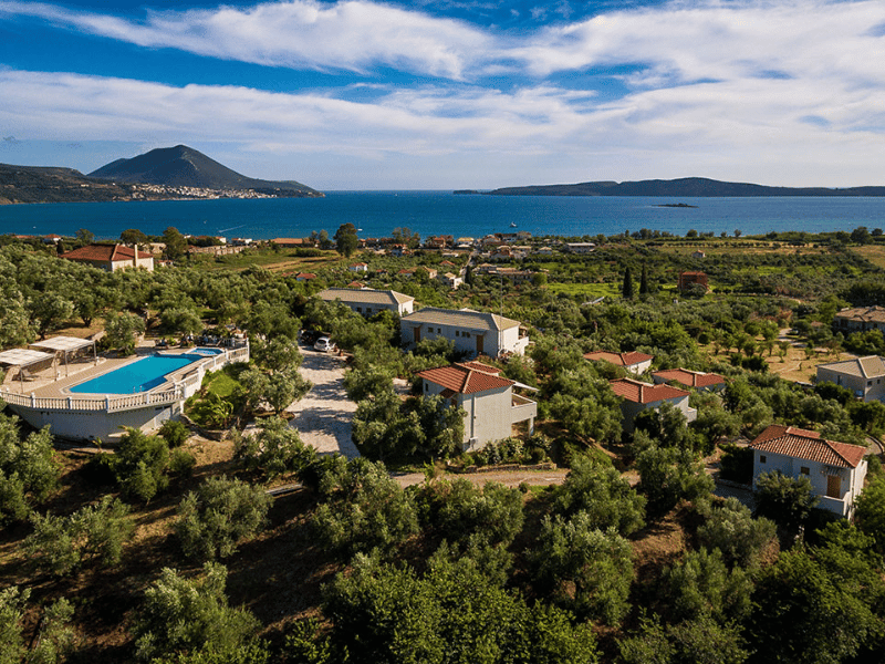 Gialova Hotel Ausblick