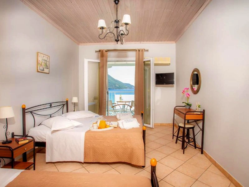 Lefkada Budgethotel Studio Zimmer