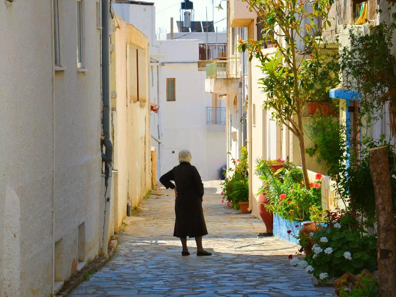 Einheimische treffen in Griechenland