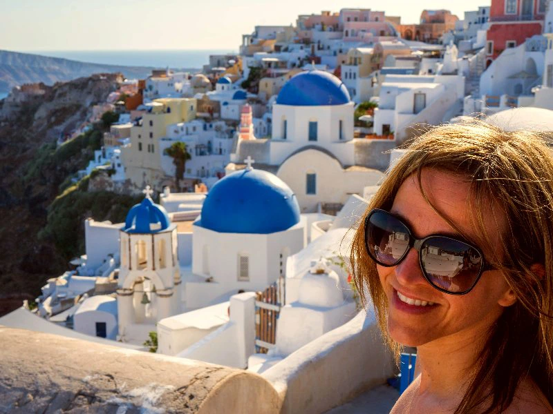 Sonnenuntergang auf Santorini