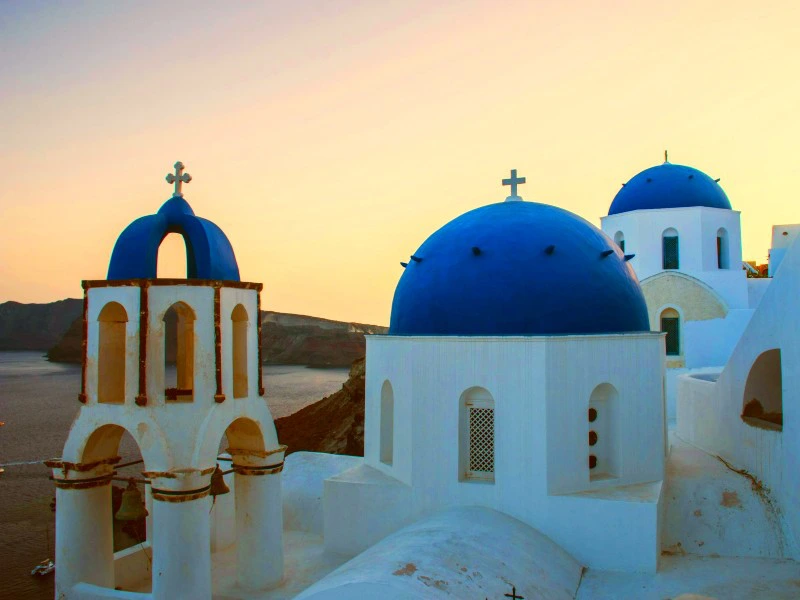 Sonnenuntergang auf Santorini
