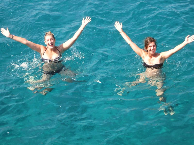 Schwimmen im Meer