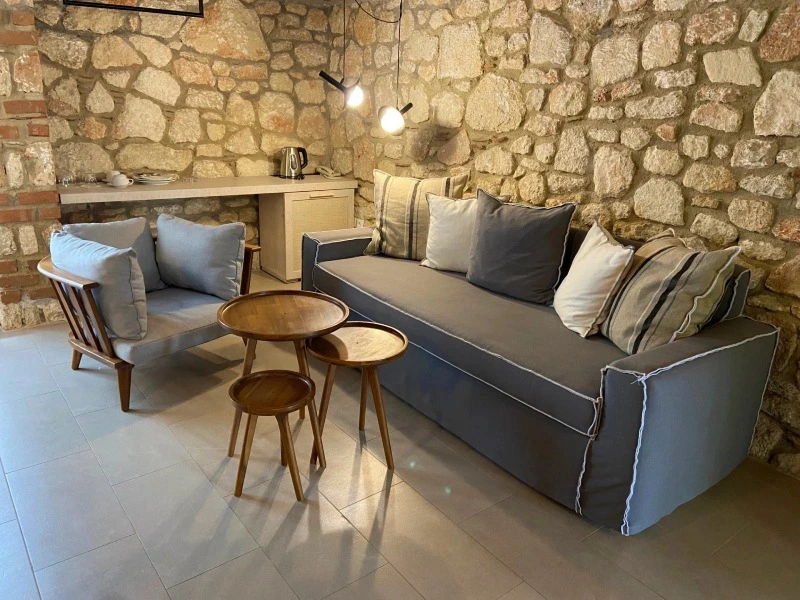 Lobby im Hotel in Kassandra