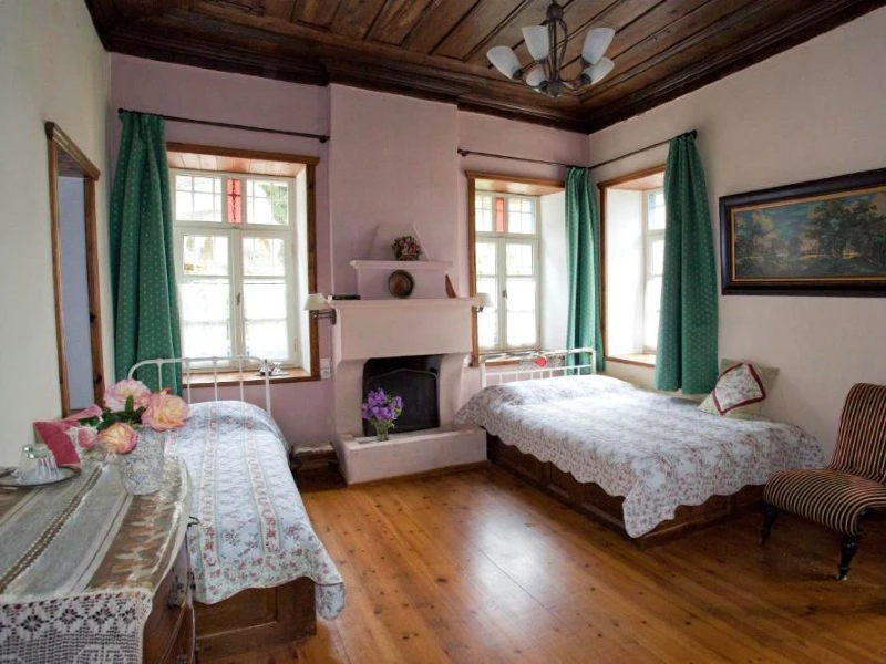 Zimmer mit Kamin in der Special Stay Unterkunft in Zagoria