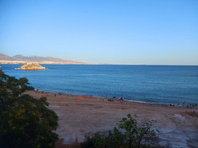 Strand bei Piräus, Griechenland