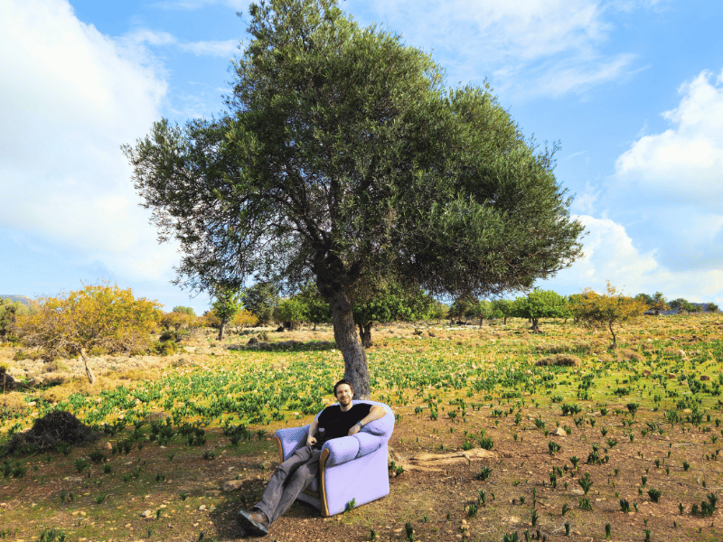 Sessel bei der Avakas Schlucht auf Zypern