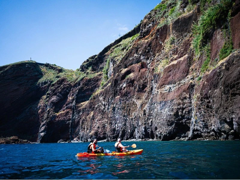 Doppeltes Kajak auf Madeira