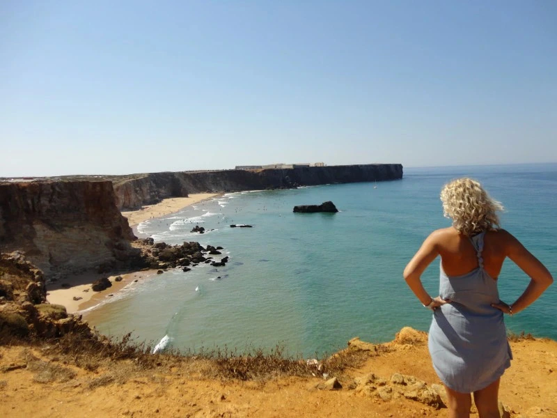 Blick auf die Strände der Algarve