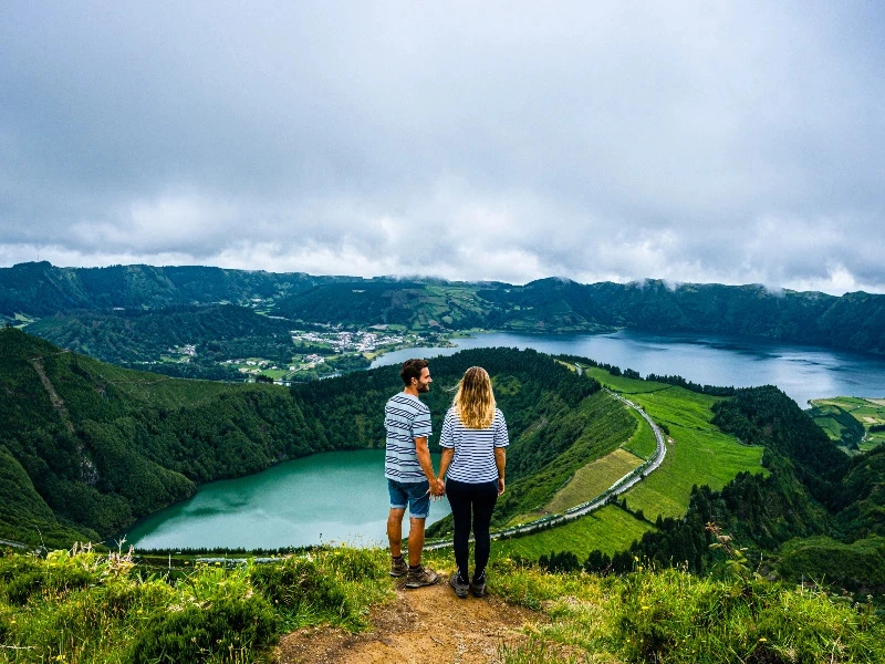 Wanderung am Kratersee auf den Azoren