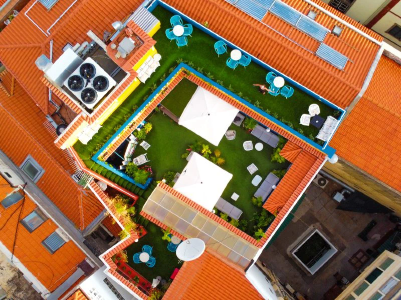 Boutiquehotel in Funchal von oben