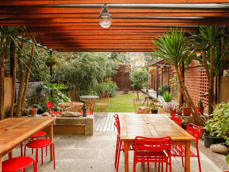 Terrasse Gästehaus Porto