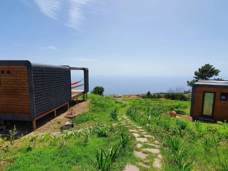 Aussicht beim Glamping auf Madeira