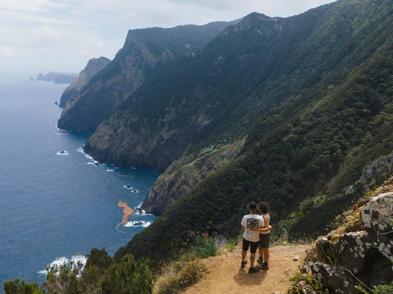 Aussicht bei einer Levada Wanderung auf Madeira