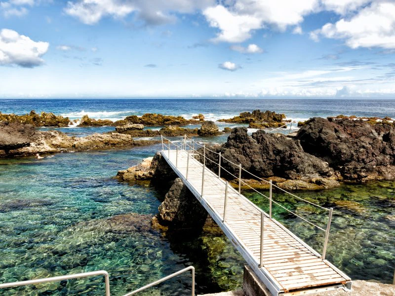 Natürlicher Pool auf Terceira