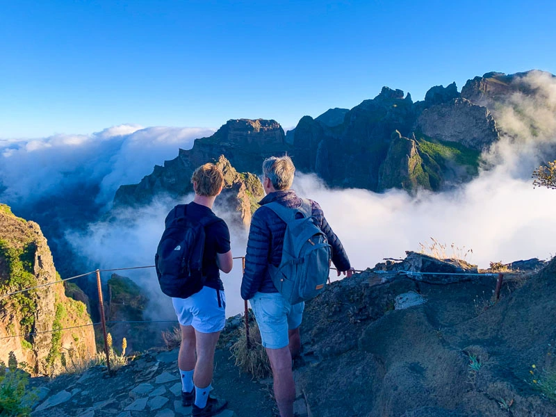 Aussicht über die Berge von Madeira