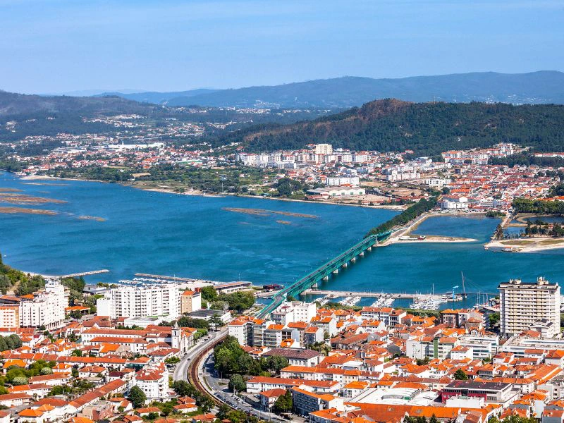 Blick auf Vaiana do Castelo