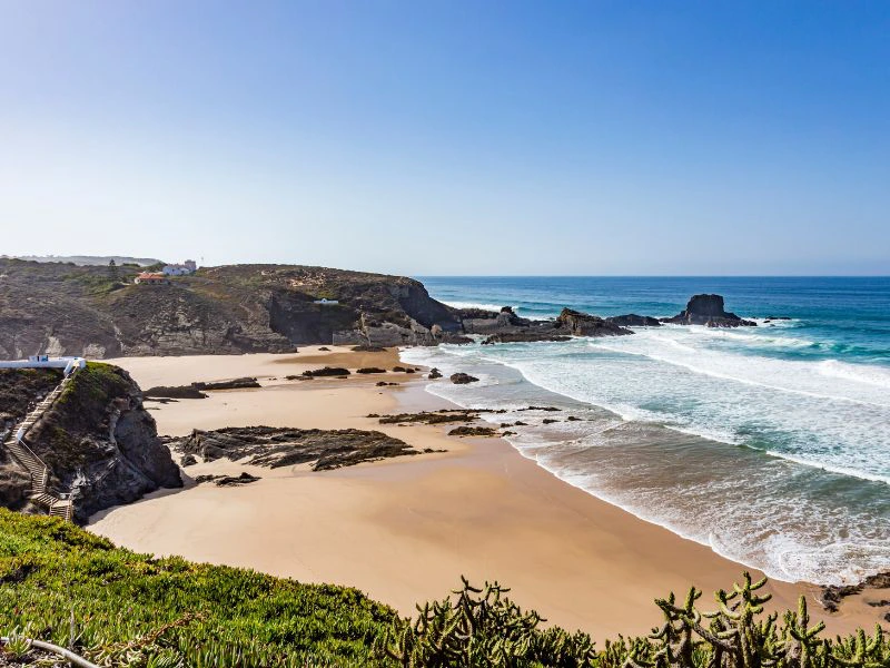 Praia da Zambujeira in Portugal
