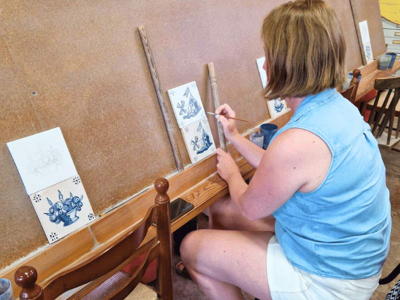 Azulejos bemalen in Portugal
