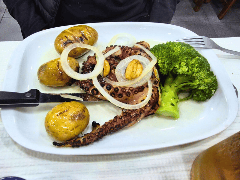 Oktopus in Lissabon in Portugal