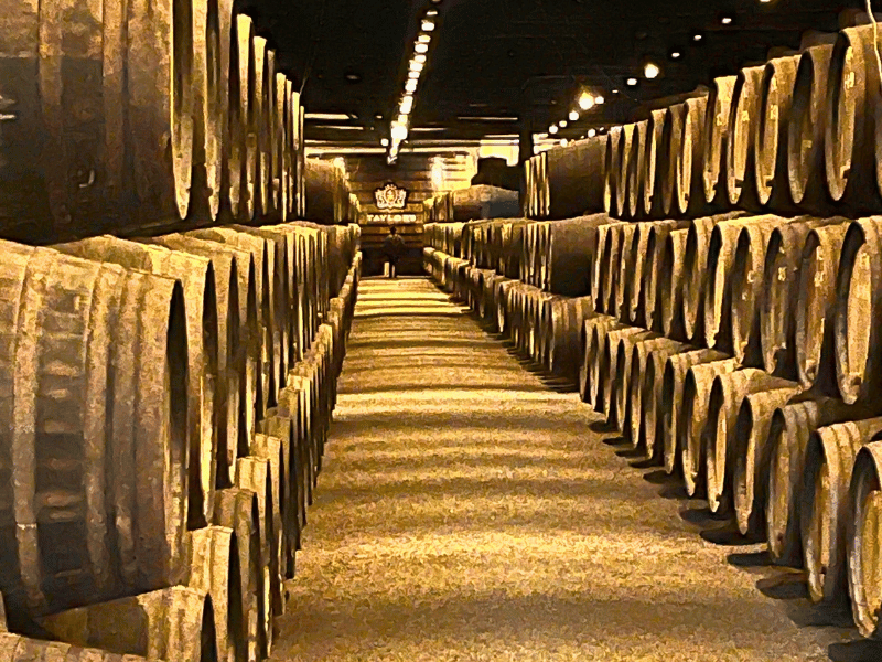 Weinkeller in Porto in Portugal