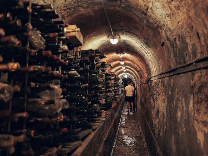 traditioneller Weinkeller in Portugal