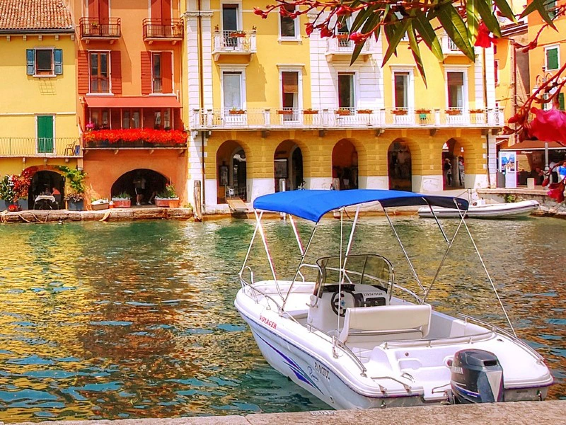 Boot auf dem Gardasee