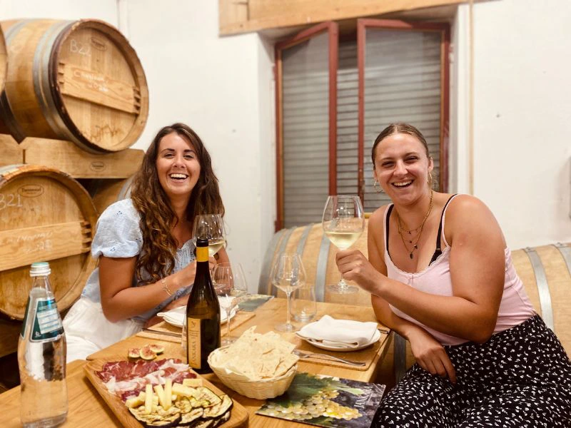 Weintasting in der Toskana