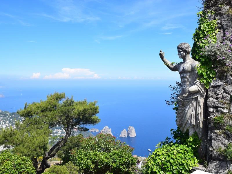 Blick von der Insel Capri