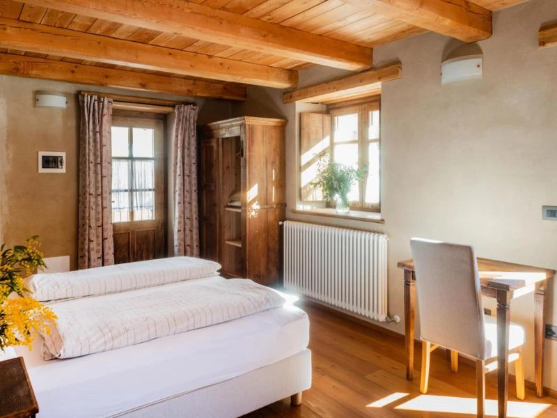 Schlafzimmer im Valle Maira