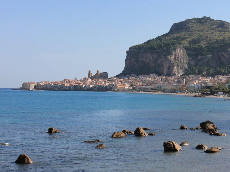 Cefalu Sizilien Rocco Italien Urlaub