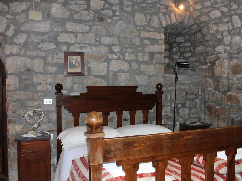 Italien Todi Burg Unterkunft Zimmer