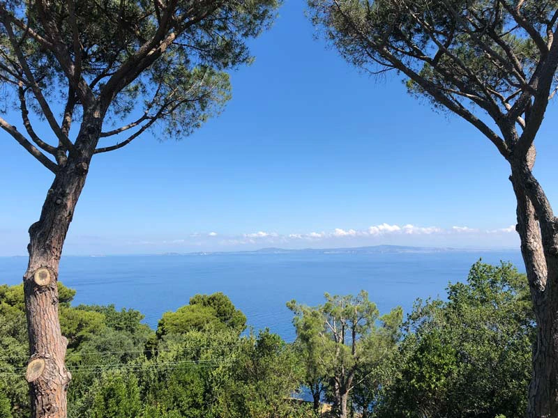 Restaurant mit Ausblick in Capri