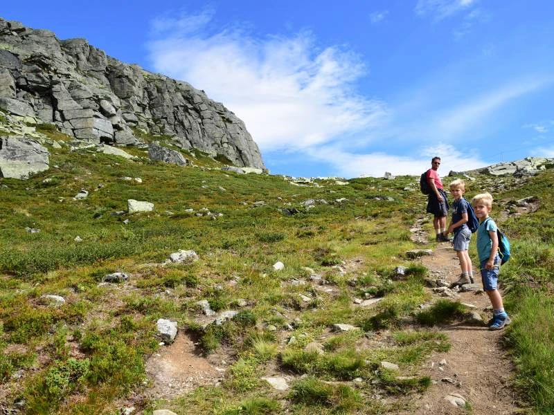 Familienwanderung in Italien