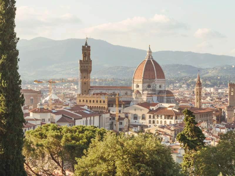 Florenz Stadtpanorama in Italien