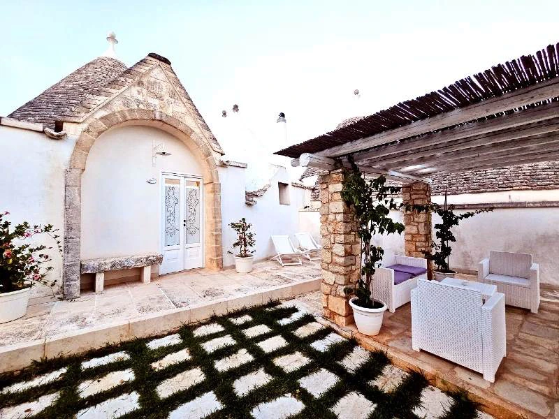 Gartenlounge in Apulien