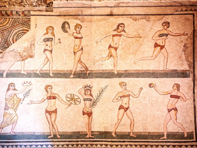 Wandzeichnungen in sizilien