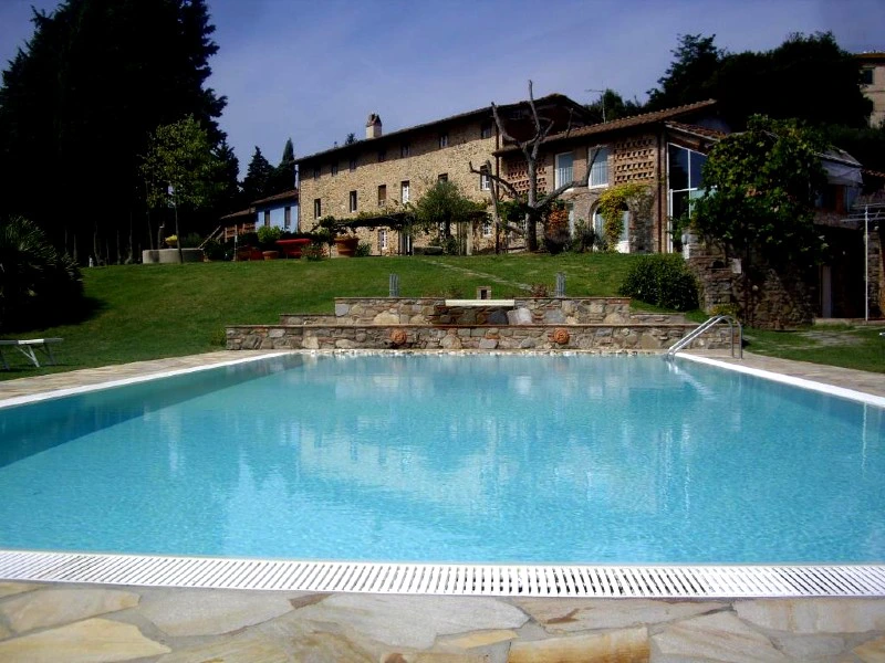 Pool im Agritourismo Toskana