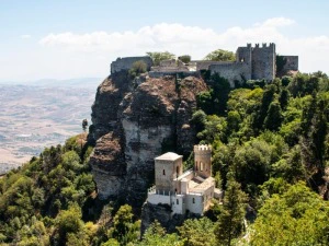 Sizilien Erice Berg