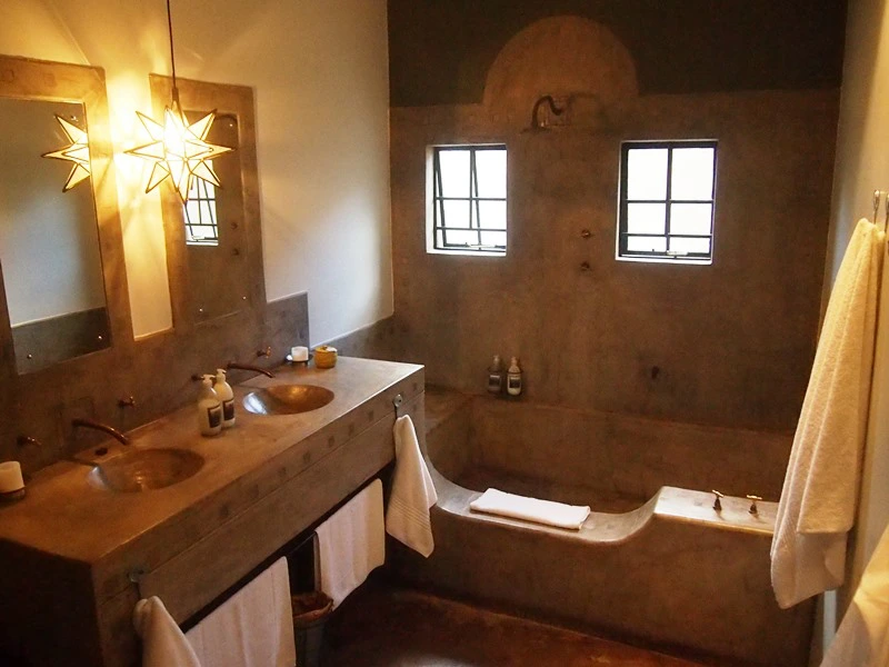 Unterkunft Kompfort Badezimmer in Namibia