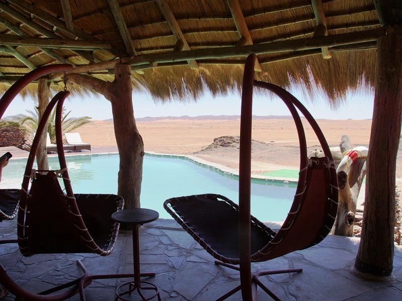 Unterkunft Komfort Pool in Namibia