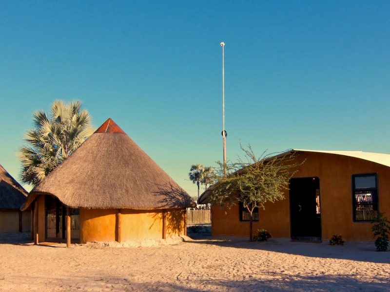 Ovambo Unterkunft Namibia