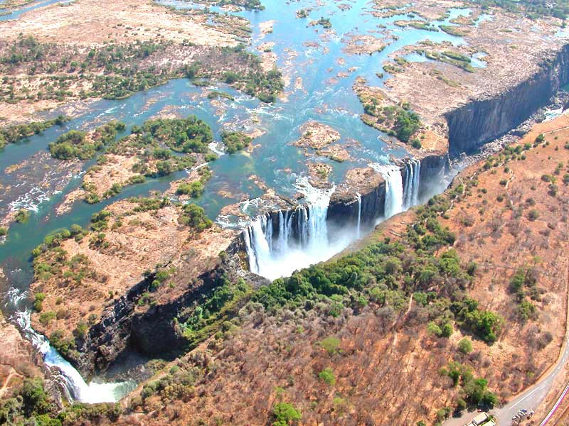 Victoria Falls Wasserfälle Simbabwe