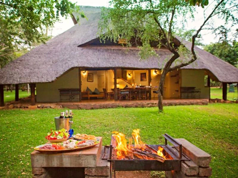Lodge an den Vic Falls Simbabwe
