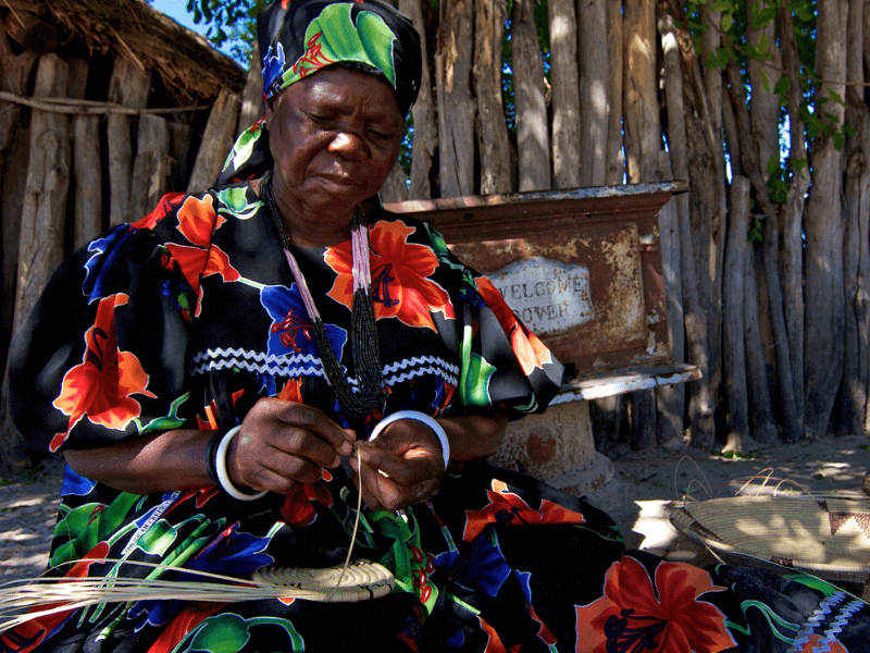 Ovambo Einheimische Namibia