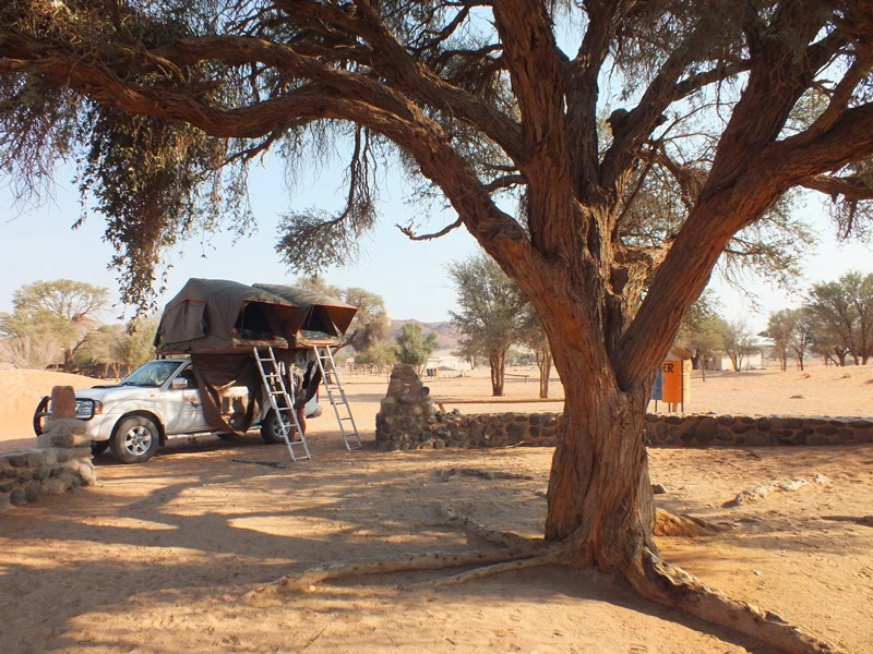 Campingplatz in Afrika