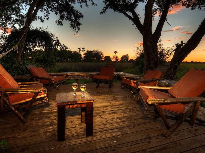 Camp im Okavango Delta Botswana