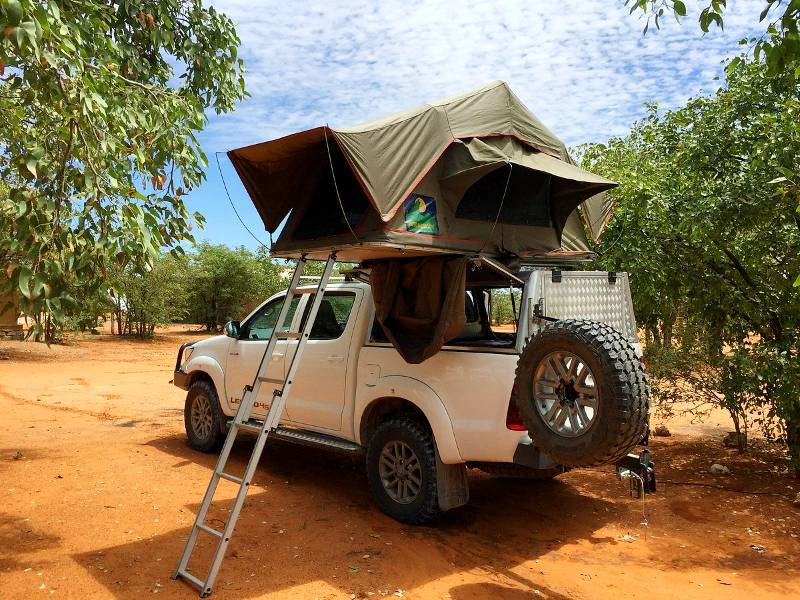 Mietwagen mit Dachzelt