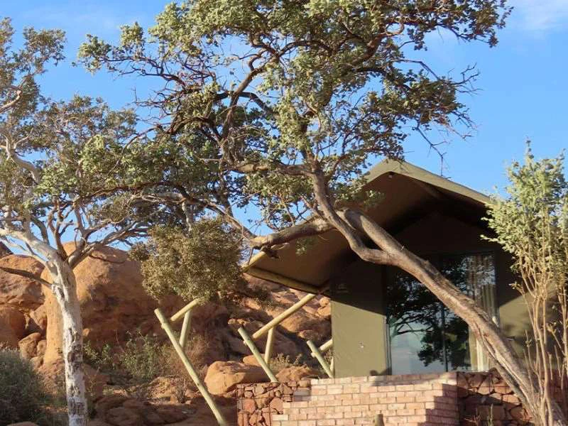 Versteckte Lodge in Twyfelfontein Namibia