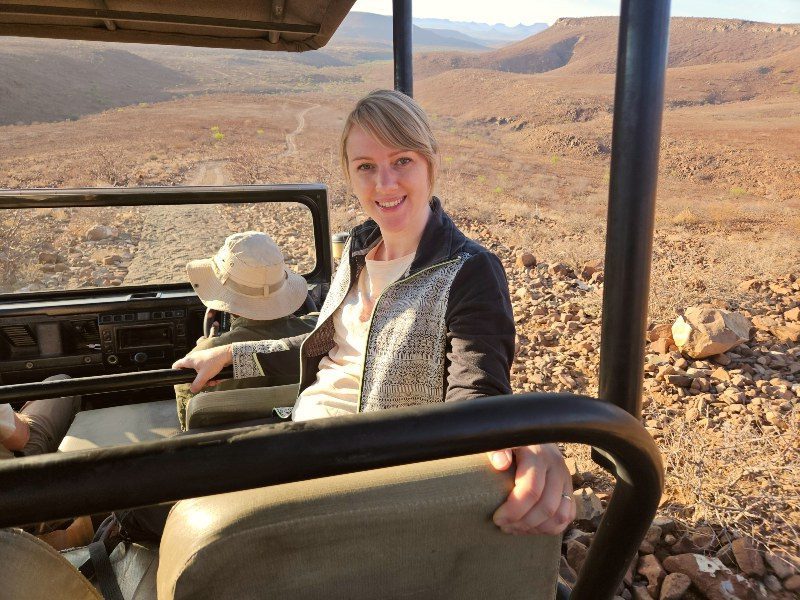 Fahrt im Jeep bei Etendeka Namibia