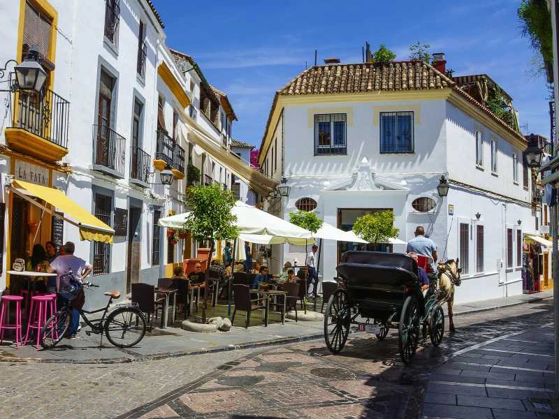 In den Straßen von Cordoba, Spanien